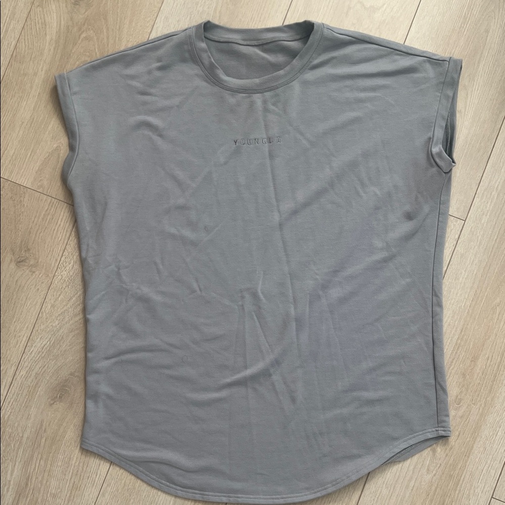 Mens YoungLA Grey Cut-Off